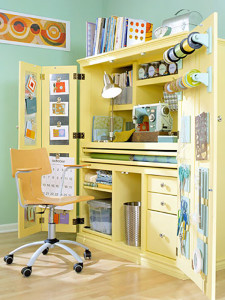 Inspiring Small Sewing Spaces