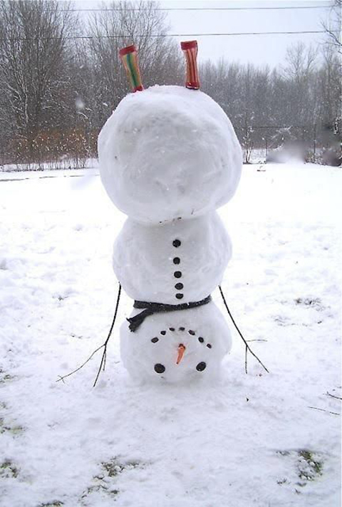 Clever Ways To Build A Snowman