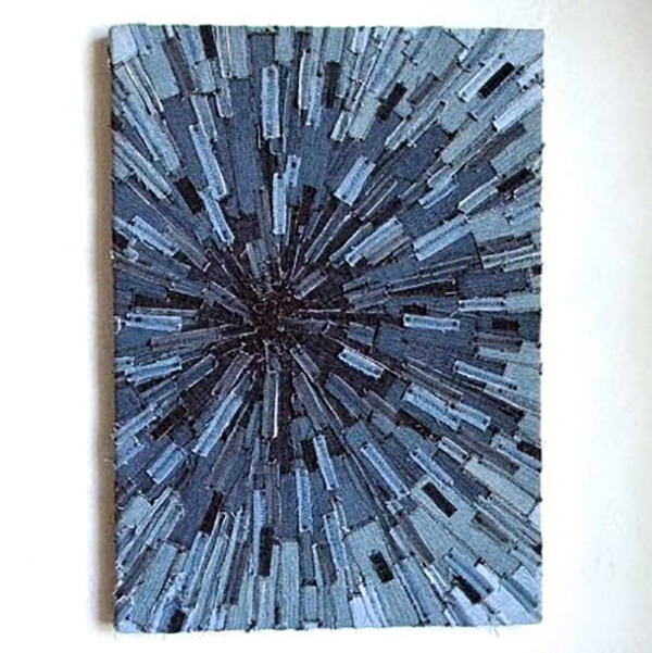 Recycled Denim Art