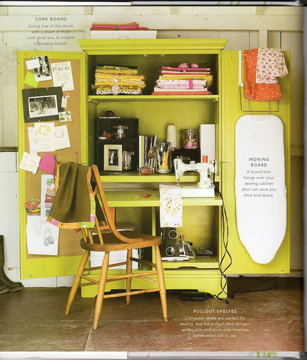 Inspiring Small Sewing Closets