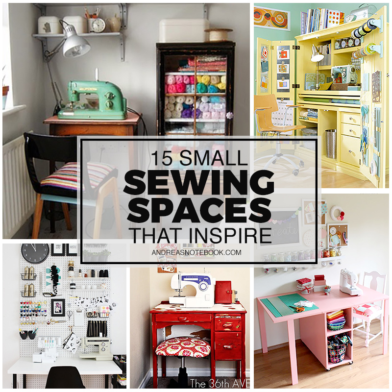 15 small sewing spaces that inspire creativity
