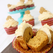 Gingerbread Cupcakes Recipe YUM - AndreasNotebook.com