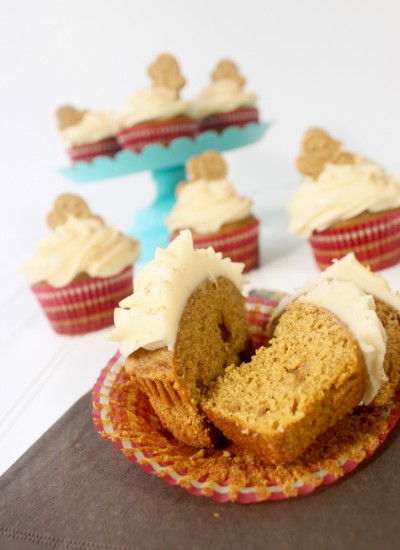 Gingerbread Cupcakes Recipe YUM - AndreasNotebook.com