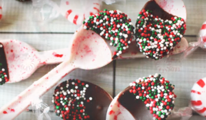 Make peppermint spoons!