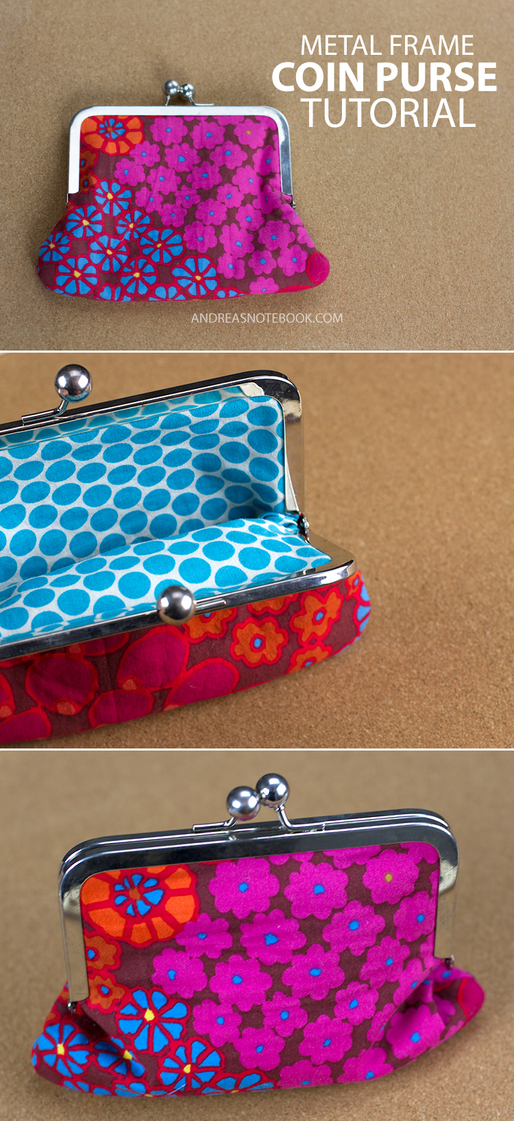 Clasp Coin Purse Tutorial ~ DIY Tutorial Ideas!