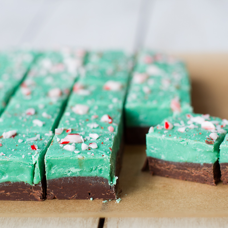 Chocolate Peppermint Fudge Recipe - on AndreasNotebook.com