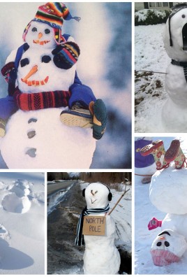Creative ways to make a snowman