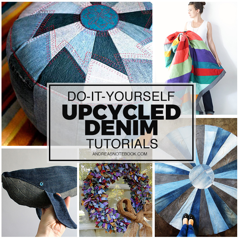 Upcycled Denim Tutorials (lots!!)