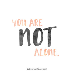 You are not alone - 10 ways to find joy - AndreasNotebook.com