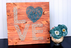 HOW TO MAKE Love String Art