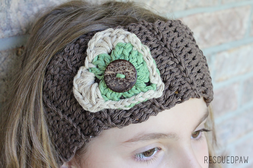 Crochet Heart Earwarmer Tutorial