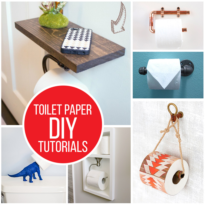 DIY Toilet Paper Holder - DIY Danielle®