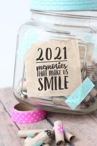 2021 memory jar washi tape pink blue