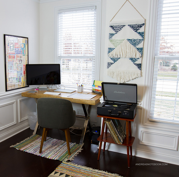 creative home office - craft room - sewing room  - AndreasNotebook.com