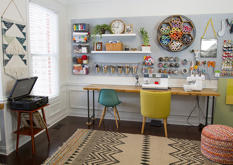 Craft Room + Creative Office Ideas