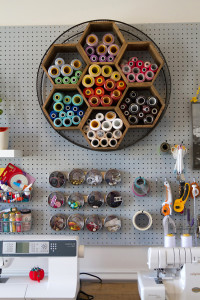 creative home office - craft room - sewing room - AndreasNotebook.com