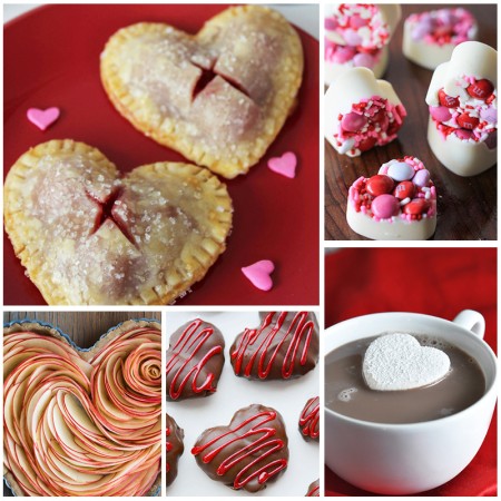 heart shaped Valentine recipes