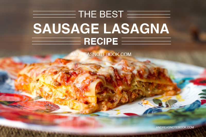 best lasagna recipe