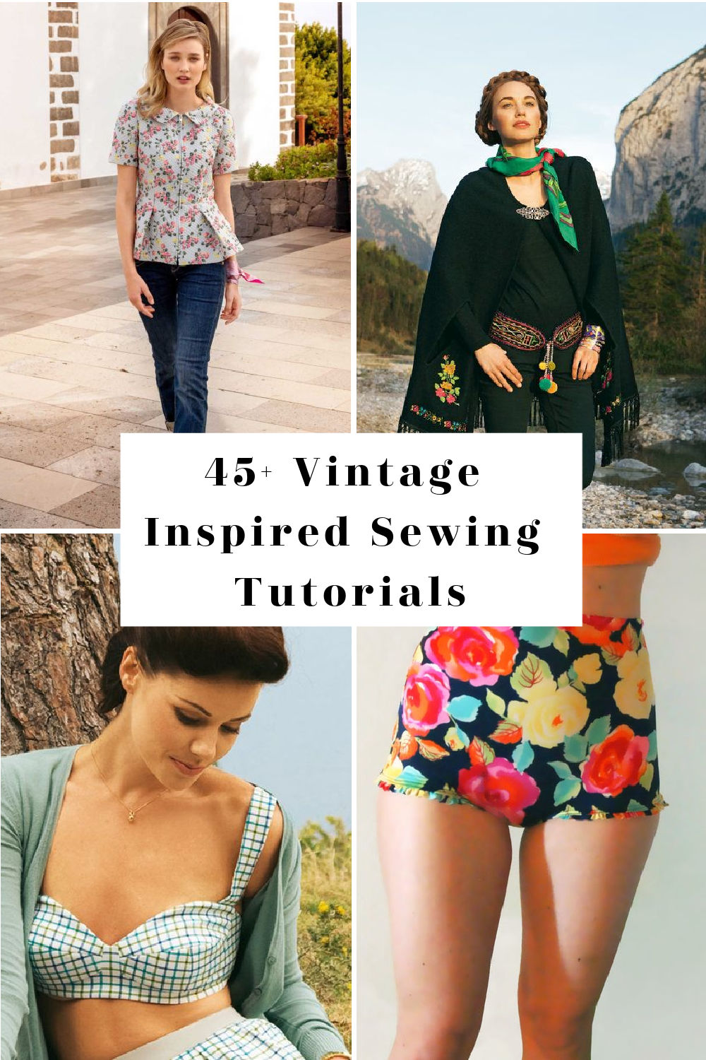 45 Free Vintage Sewing Patterns