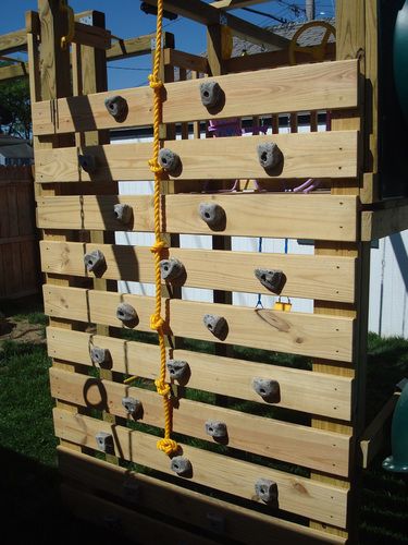 build a rock climbing wall