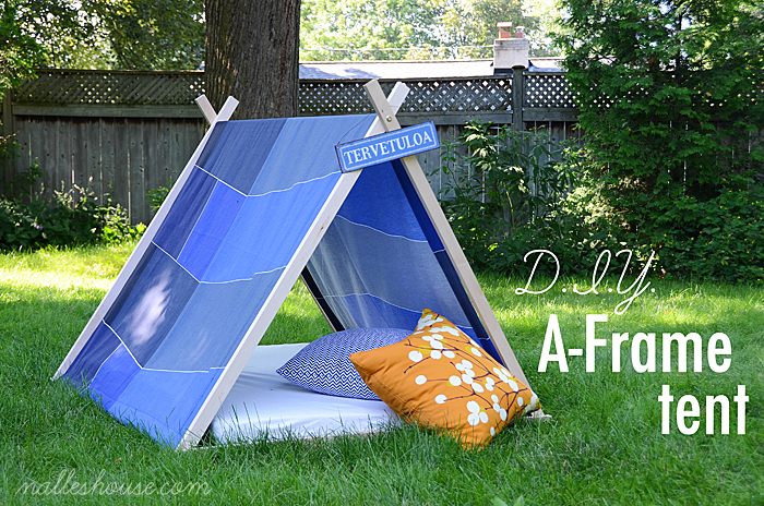 make a portable tent!