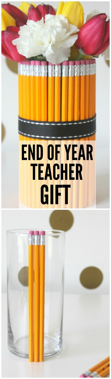 DIY pencil flowr vase