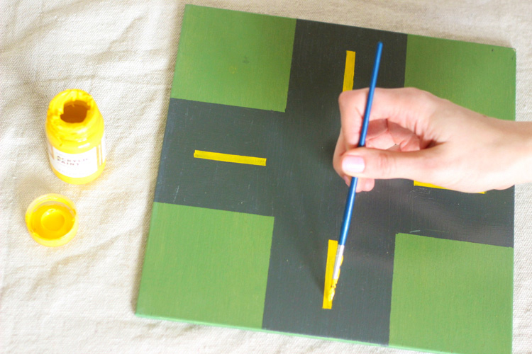 DIY Wooden Car Play Mat