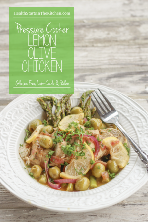 lemon olive chicken - Instant Pot