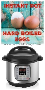 Instant Pot hard boiled eggs recipe