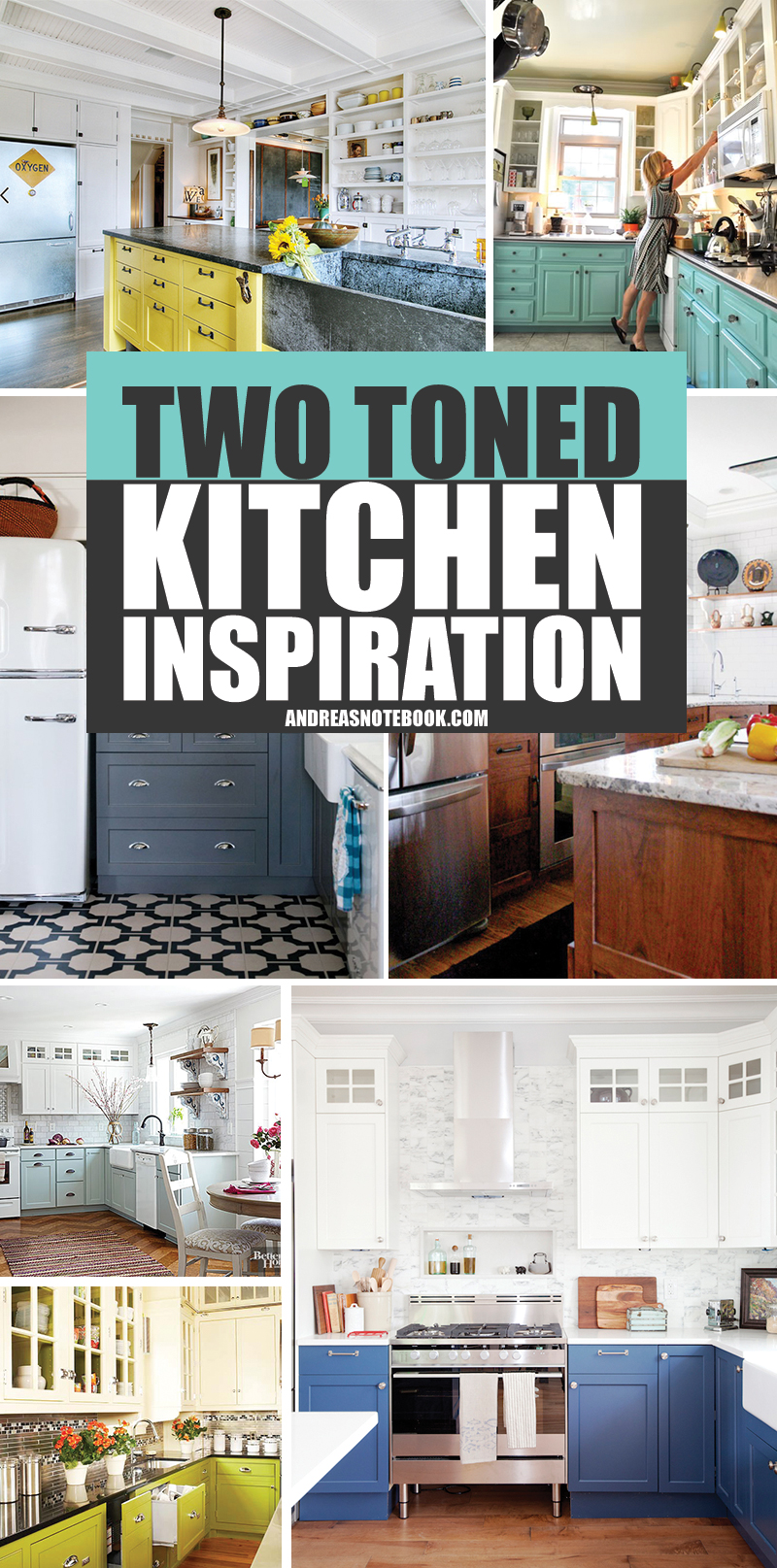 Trendspotting – Blue Two-Tone Kitchen Cabinets - Run To Radiance