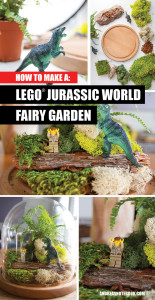 How to make a LEGO Jurassic World Fairy Garden