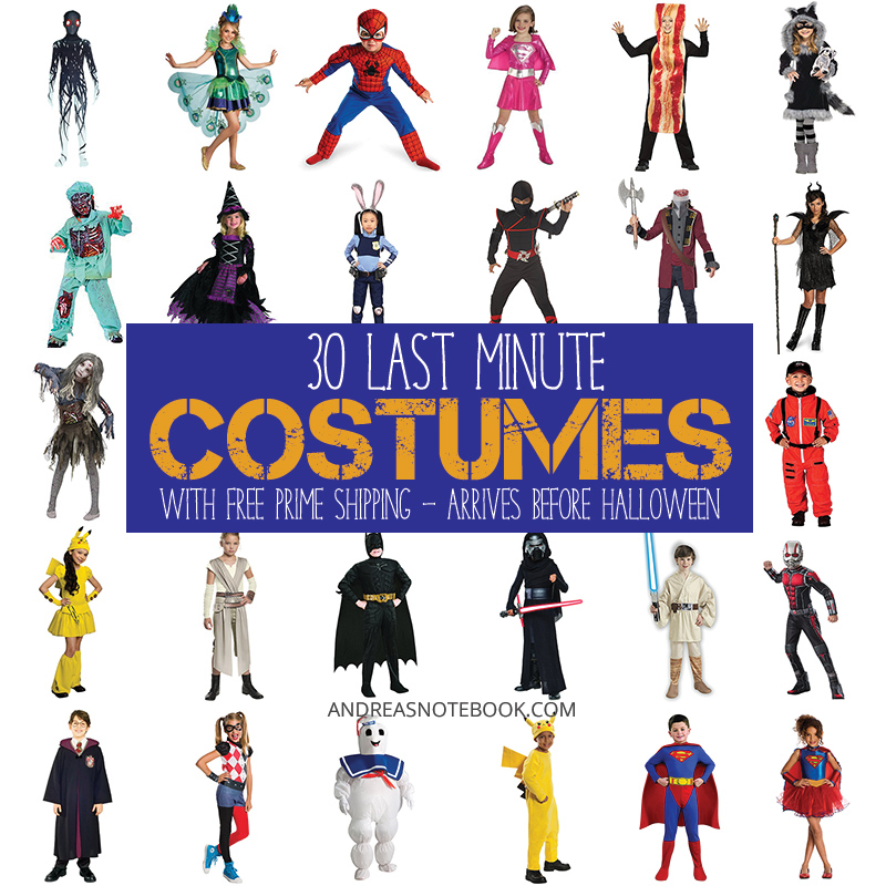 30 LAST MINUTE HALLOWEEN COSTUMES