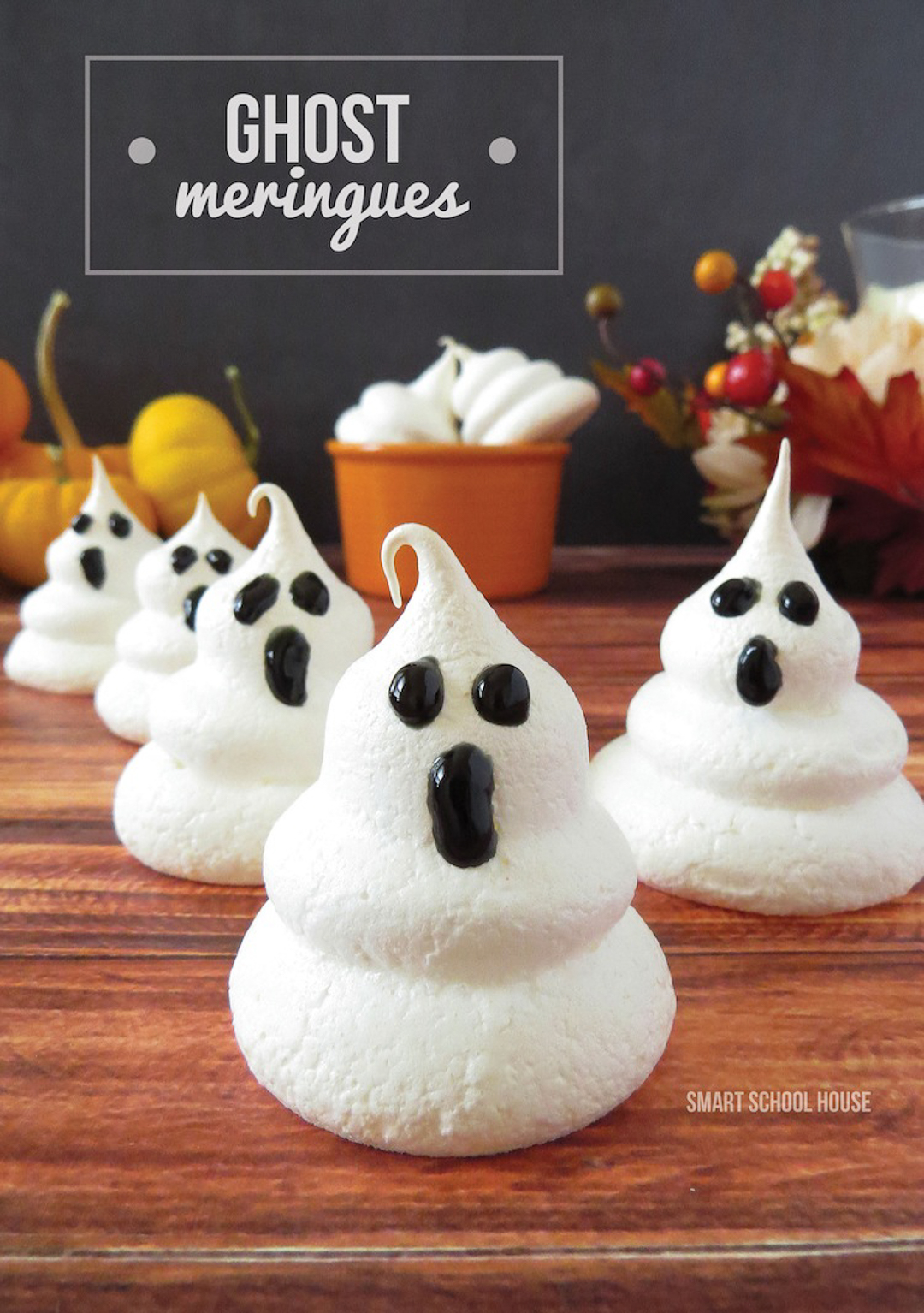 Ghost halloween cookies.