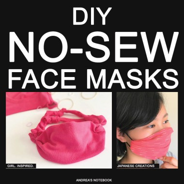 diy no sew face mask tutorials