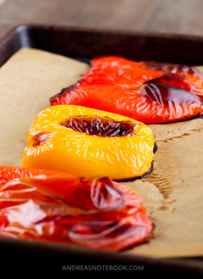 How To Roast Red Peppers