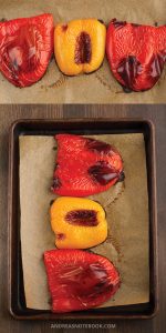 roasted red yellow pepper