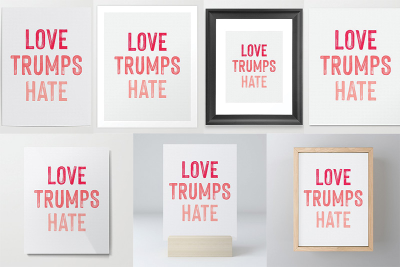 Love Trumps Hate artwork