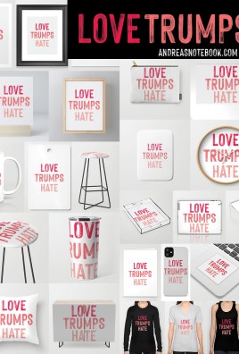 LOVE TRUMPS HATE PRODUCTS