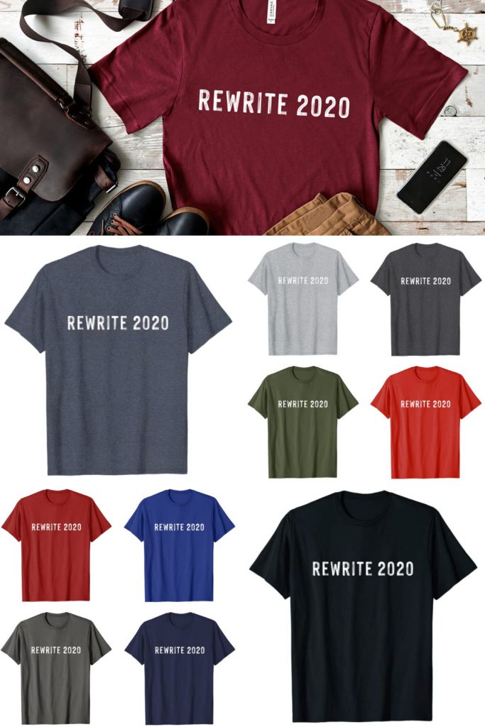rewrite 2020 funny t-shirt