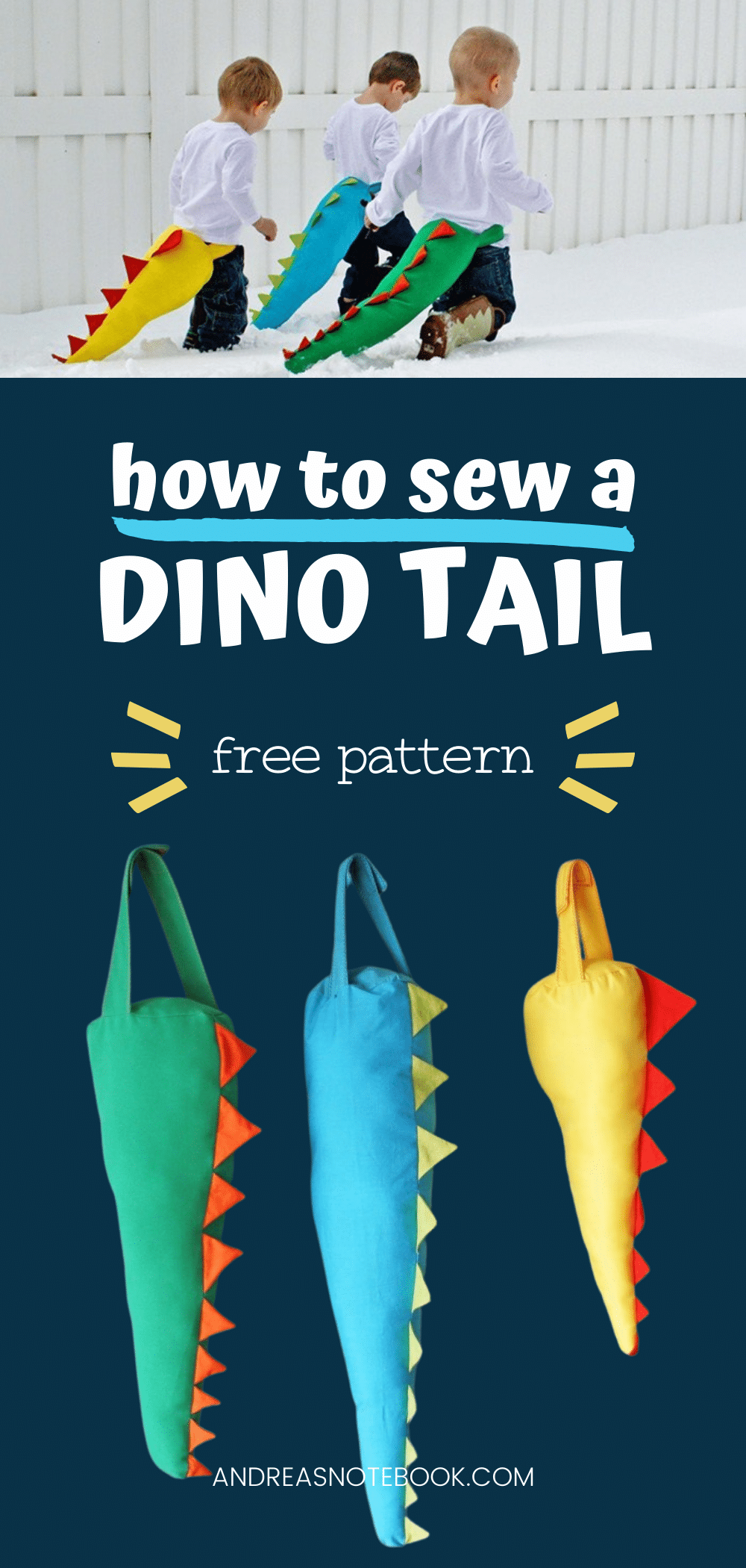 diy dinosaur tail