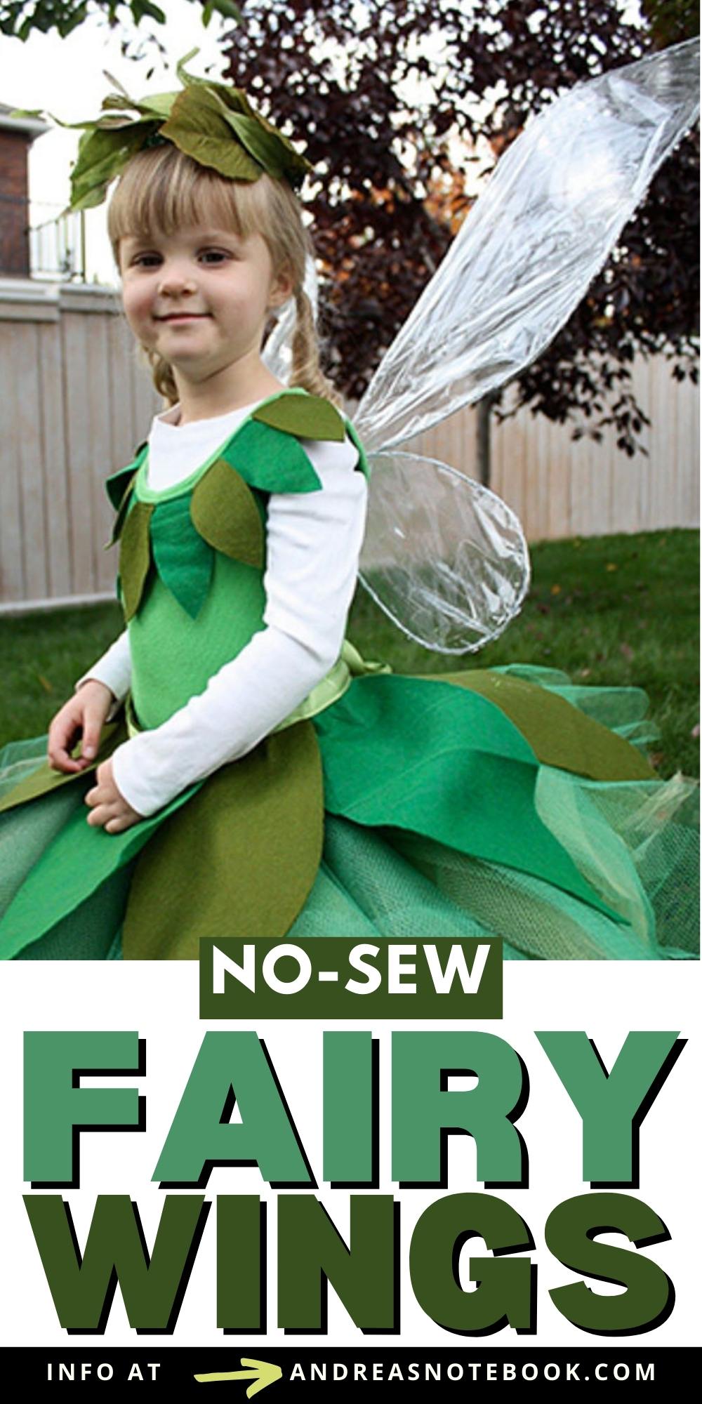 How To Make No Sew DIY Fairy Wings : Cosplay or Halloween