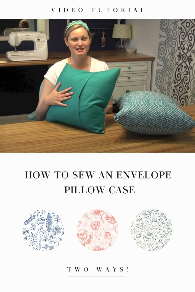 How to sew an easy envelope pillowcase