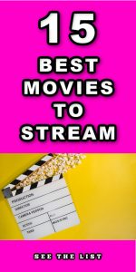 15 Must Watch Movies! fuscia yellow pink popcorn