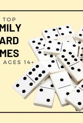 The ultimate list of top family board games and card games for ages 14 and up. Perfect for groups and family game night for teens and adults.