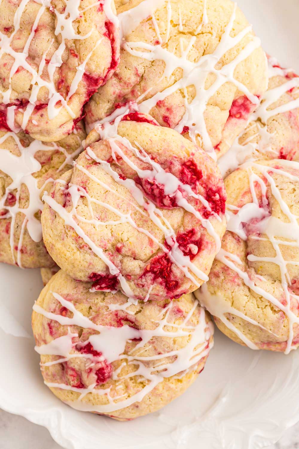 lemon raspberry cookies.