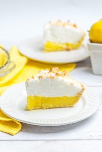 lemon meringue pie.