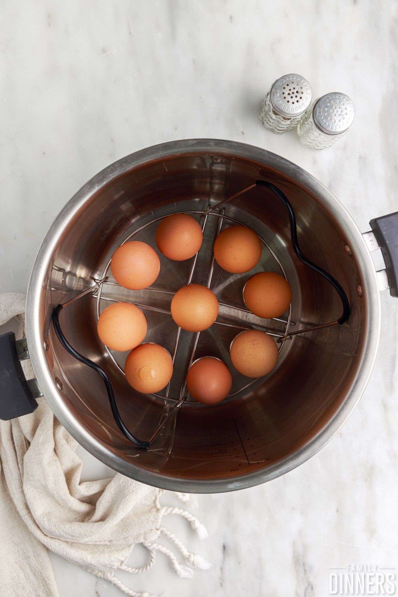 Eggs in an instant pot.