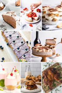 Easy no bake recipes collage