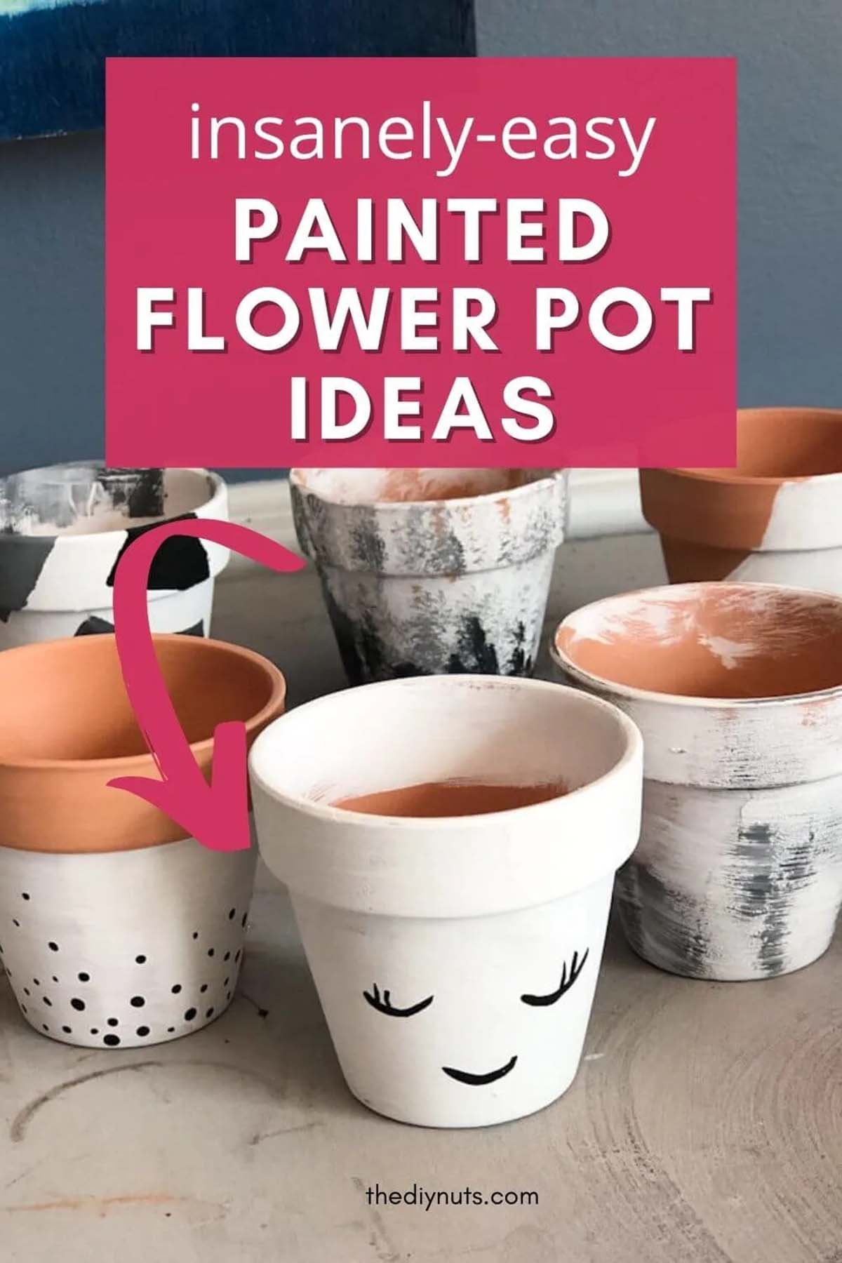 20 DIY Painted Pots (2022) - Andrea's Notebook