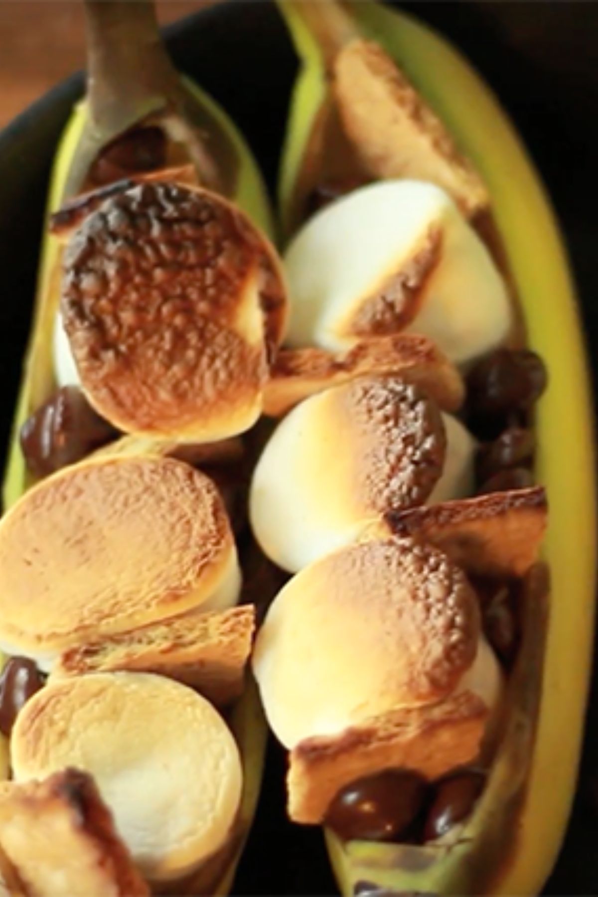 Banana boat s'mores.